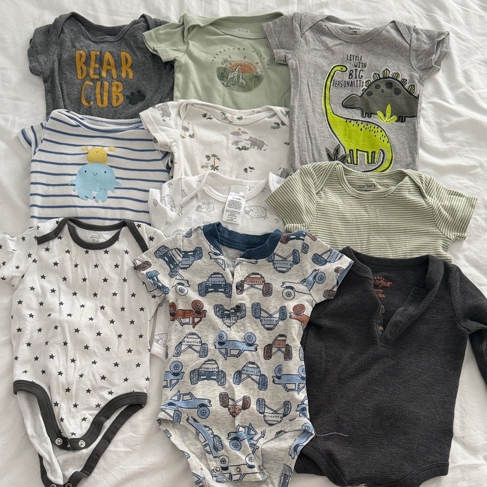Assorted Kids One Pieces Set 3-6 months